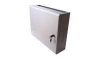 2U 19" Low Profile Vertical Wall Mount Network Cabinet 400 Style Light Grey