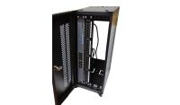 4U 19 inch Vertical Data Rack / Patching Network Cabinet 330mm Deep Black