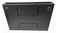 1u Desktop/Wall Mount - 350mm Deep-Flat Pack Cabinet  - Black