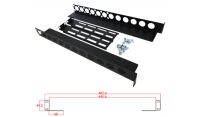 1U 19 inch Universal Server Rack Rails Adjustable Depth 600mm to 750mm Fitting