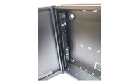 1U 19" Adjustable Low Profile Vertical Mount - Wall Mount Network / Server Cabinet 500mm Deep