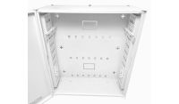 4U 19" Adjustable Low Profile Vertical Mount - Wall Mount Network / Server Cabinet - 600mm Deep - White