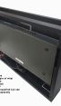 1U 19 inch Vertical Wall Mount Network Enclosure-Cabinet, Black