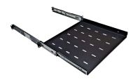 1U 19 inch Rack Mount Sliding Telescopic Shelf 400mm Deep