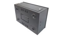 SOHO Universal 2u 10 inch Mounting or DIN Mounting Universal 200 Style Cab - Black
