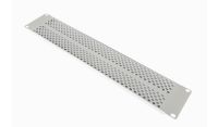 2U 19 inch Perforated Ventilation Mesh Panel-White