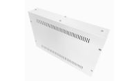 2x 22 Way Module Dins or 1u Wall Box-Universal Adjustable Enclosure-350 Style - White