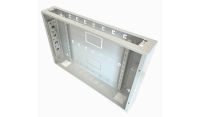 Universal Adjustable Enclosure - 2x 22 Way Module Dins / 1u Wall Box-350 Style - Grey