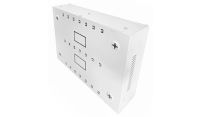 2U 19" Low Profile Vertical Mount - Wall Mount Network / Server Cabinet 400 Style - White