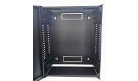 4U 19 Low Profile Vertical Wall Mount Network Cabinet 600 Style