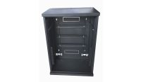6U 19" Low Profile Vertical Mount - Wall Mount Network / Server  Cabinet 800mm Deep-Black