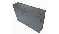 2U 19 inch Vertical Wall Mount Network Enclosure-Cabinet, Black