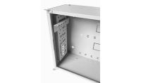 3U 19" Low Profile Vertical Mount - Wall Mount Network / Server Cabinet - 400mm Deep-Grey