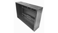 DIN Rail Metal Enclosure / Wall Cabinet-350 Style (2x 22 Module Dins)-Black