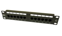 1u CAT 5E 12 Port 10 inch Patch Panel