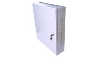2U 19 Low Profile Vertical Wall Mount Network Cabinet 600 Style Light Grey