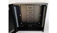 4U 19 Low Profile Vertical Wall Mount Network Cabinet 500 Style