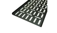 12U Vertical Cable Management Tray 150mm wide Black