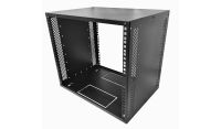 9u Desktop/Wall Mount - 350mm Deep-Flat Pack Cabinet  - Black