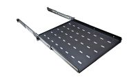 1U 19 inch 600mm Deep Rack Mount Adjustable Universal Sliding Shelf
