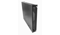 9u Desktop/Wall Mount - Front/Top Cover - Flat Pack Cabinet-Black
