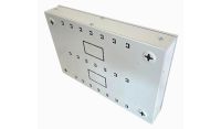 Universal Adjustable Enclosure - 2x 22 Way Module Dins / 1u Wall Box-350 Style - Grey