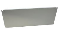 4U 19 inch Rack Mount Blanking Plate / Panel Light Grey
