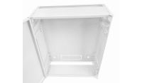 4U 19 Low Profile Vertical Wall Mount Network Cabinet 600 Style-White