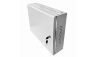 2U 19" Low Profile Vertical Wall Mount Network Cabinet 400 Style Light Grey