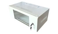 4U 19 inch Data Cabinet Rack / Patching Network Cabinet 300mm Deep White
