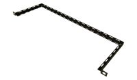 Horizontal Cable Management Lacing Tie Bar Slotted 150mm Depth