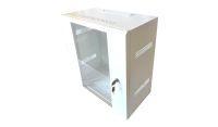 12U 19 inch Data Cabinet Rack / Patching Network Cabinet 300mm Deep White