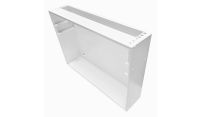 2U 19 inch Vertical Wall Mount Network Enclosure-Cabinet, White