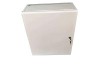 4U 19 Low Profile Vertical Wall Mount Network Cabinet 600 Style-White