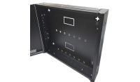 1U 19" Adjustable Low Profile Vertical Mount - Wall Mount Network / Server Cabinet 500mm Deep