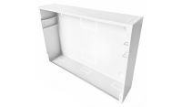 2U 19 inch Vertical Wall Mount Network Enclosure-Cabinet, White