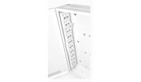 2U 19" Low Profile Vertical Mount - Wall Mount Network / Server Cabinet 600mm Deep - White