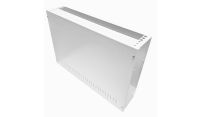 2U 19 inch Vertical Wall Mount Network Enclosure-Cabinet, White