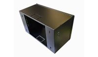 6U 19 Data Rack / Patching Network Cabinet 270mm Deep Black