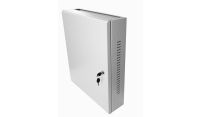 2U 19 Low Profile Vertical Wall Mount Network Cabinet 600 Style Light Grey