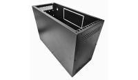 4u Desktop/Wall Mount - 450mm Deep-Flat Pack Cabinet  - Black