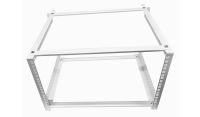 6U 19 inch Open Wall Mount Frame Network/Data Rack 450mm Deep-White