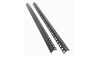 12U 19 inch 450mm Deep Internal Adjustable Rail for Open Wall Mount Frame Network/Data Rack -Black