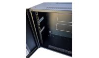 9U 19 inch Data Cabinet Rack / Patching Network Cabinet 300mm Deep Black