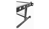 6U 19 inch 450mm Deep Internal Adjustable Rail for Open Wall Mount Frame Network/Data Rack -Black