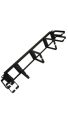 2U 7 Ring Horizontal/Vertical Cable Management Bar-Panel with cable entry
