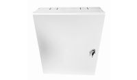 3U 19 Low Profile Vertical Wall Mount Network Cabinet 600 Style - White