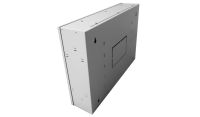 2U Clipin Style Slimline Wall Cab Grey