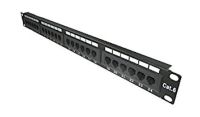 1u CAT 6 24 Port Patch Panel