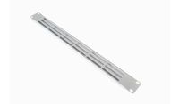 1U 19 inch Rack Mount Vented Slotted Blanking Plate-White